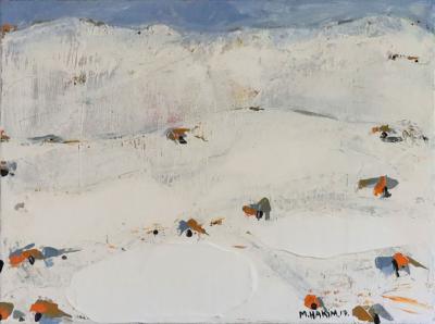 The Warm Snow | 2017 | acrylic on canvas | 30x40cm