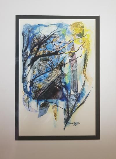 In The Glow Of Forgetting 3 | 2024 | 48 x 38 cm each | Oil & mixed media on paper