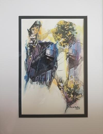 In The Glow Of Forgetting 1 | 2024 | 48 x 38 cm each | Oil & mixed media on paper