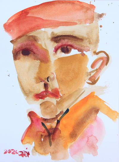 Untitled 52, watercolor on paper, 30 x 21 cm