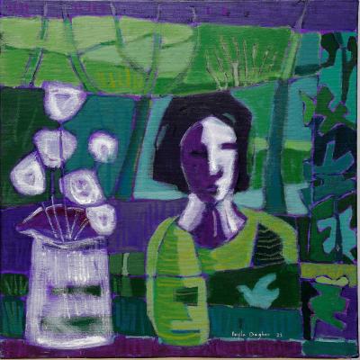 Hidden in Green | 2022 | acrylic on canvas | 50 x 50 cm