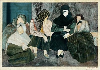 Consolation | 1985 | collage on cardboard | 24x35 cm