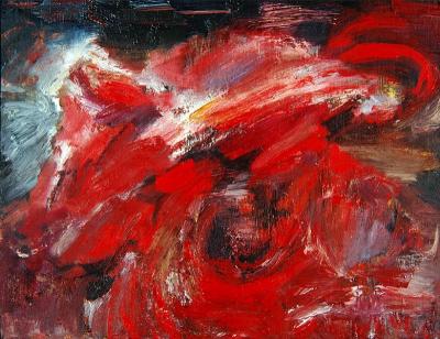The aftermath 3 | 1991 | oil on paper | 30x40 cm
