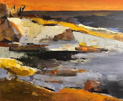 Where the light fades | 2025 | acrylic on canvas | 140x140cm