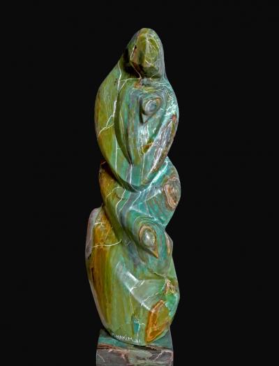 The Foster City | 2021 | green marble | 60x15x15 cm