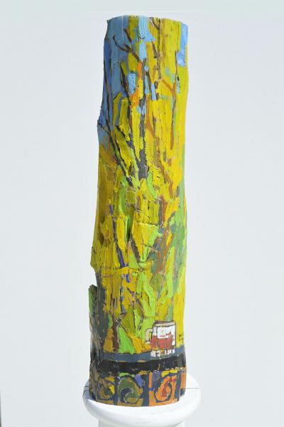 Untitled 48 | 2020 | oil on wood | 88 x 36 cm