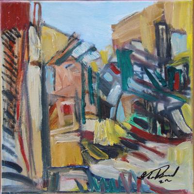 Aftermath 1 | 2022 | Oil on canvas | 30x30 cm