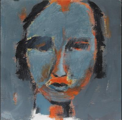 Faces 3 | 2022 | acrylic on canvas | 20 x 20 cm