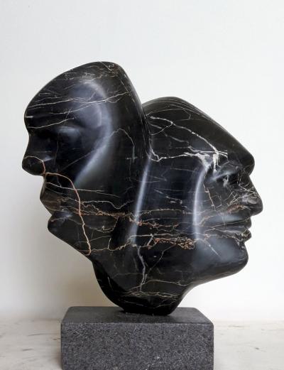Trinity | 2021 | black marble | 25x24x17 cm