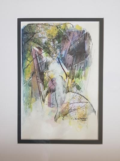 In The Glow Of Forgetting 2 | 2024 | 48 x 38 cm each | Oil & mixed media on paper