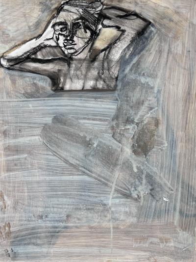 Untitled (58) | 2023 | mixed media on paper | 42x30 cm