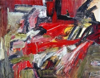In The Storm | 1991 | oil on paper | 41x51 cm