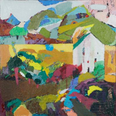 House of Gaugin | 2022 | mixed media on canvas | 60 x 60 cm