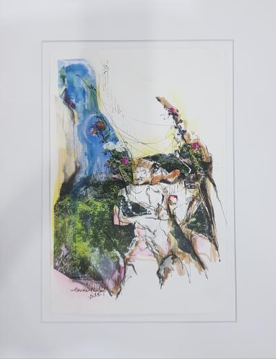 Where Nature Persists 1 | 2025 | 45 x 35 cm each | Oil & mixed media on paper